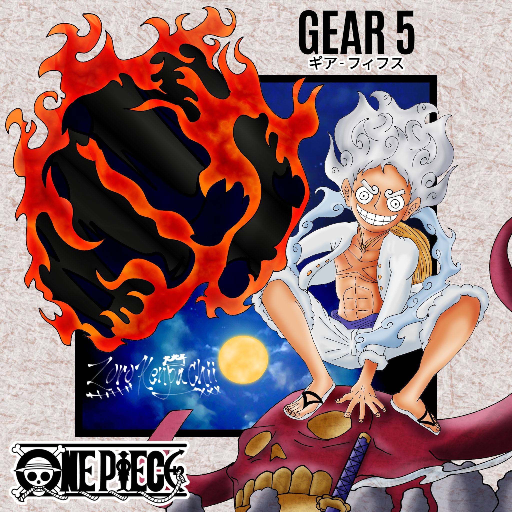 luffy gear 5 one piece manga 1044 joyboy one piece luffy gear 5 from  RedBubble