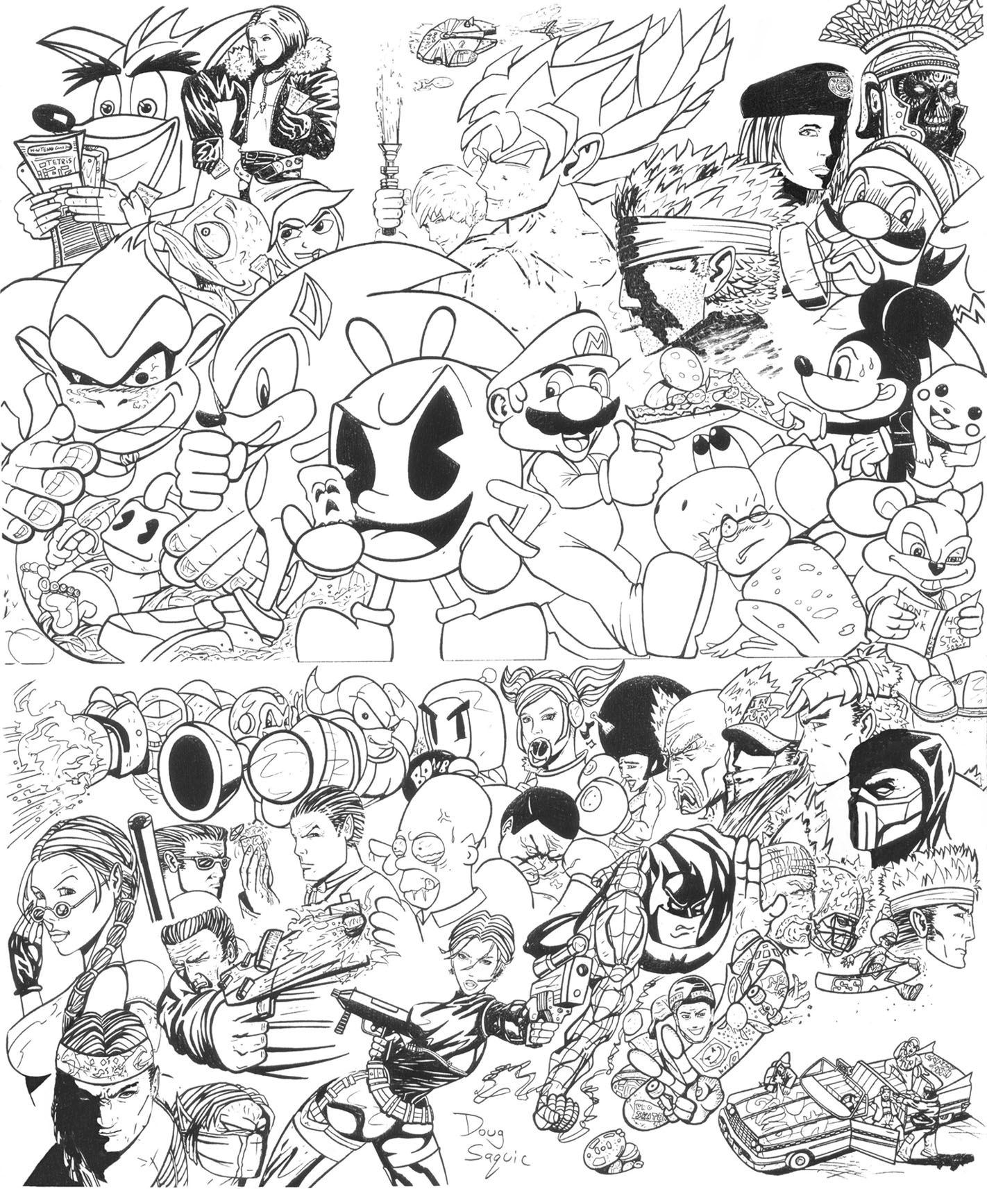 88 Coloring Pages Video Game Characters Images & Pictures In HD 88 Coloring Pages Video Game Characters Images & Pictures In HD
