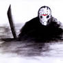 Friday the 13th part 7 paint and brush Jason