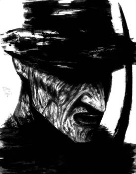 Freddy Krueger,paint and brush 4th version