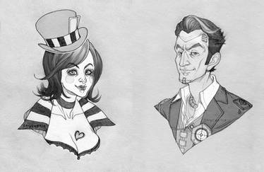 Jack and Moxxi Bust Commissions