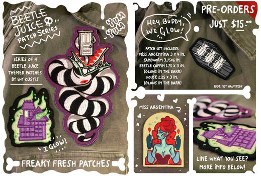 Beetlejuice Patches