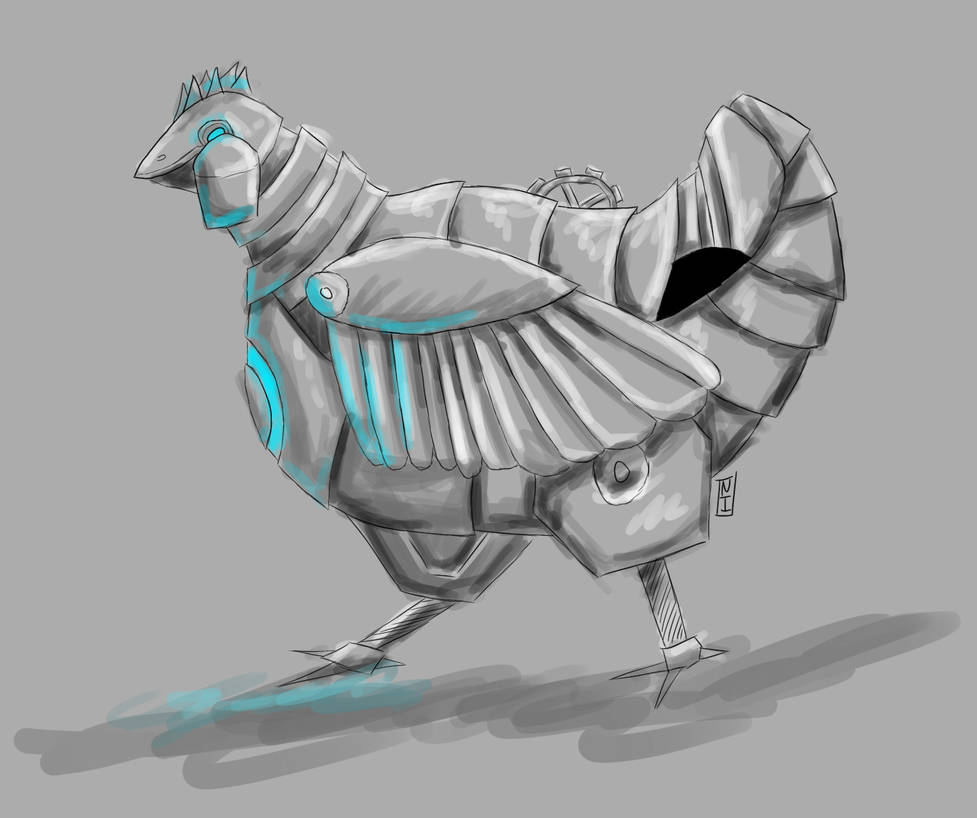 Prototype Chicken Robo Chicken by Dragongirl1997 on DeviantArt
