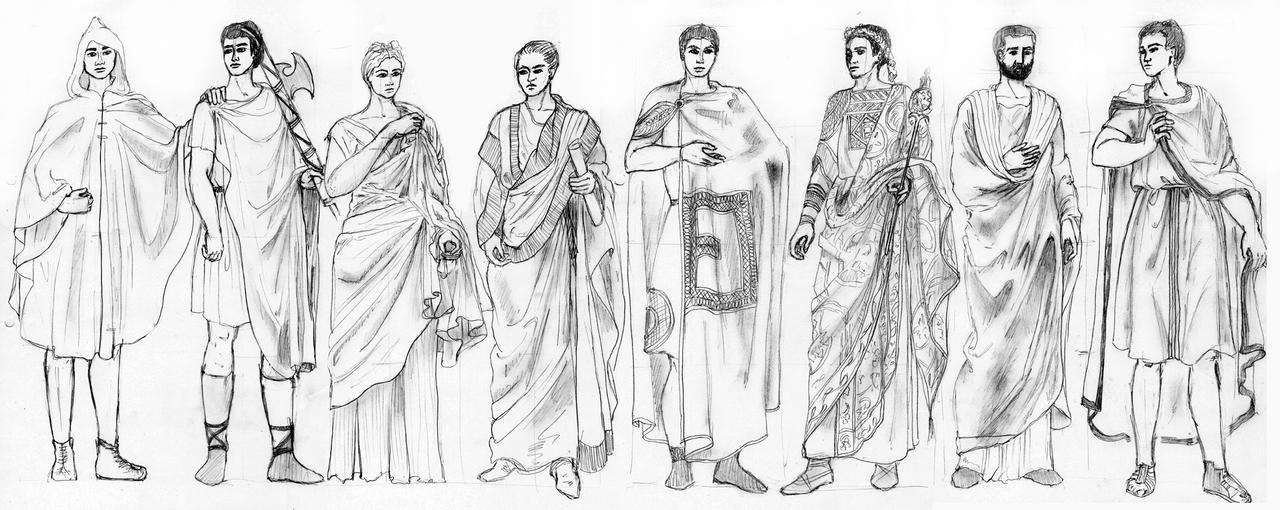 Ancient Rome Fashion Example ANCIENT ROME - Fashion History Study by FashionARTventures on DeviantArt