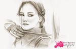 Jennifer Lawrence as Katniss Everdeen by FashionARTventures