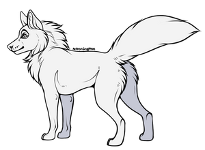 Free To Use - Wolf Base (+TRANSPARENT LINEART)