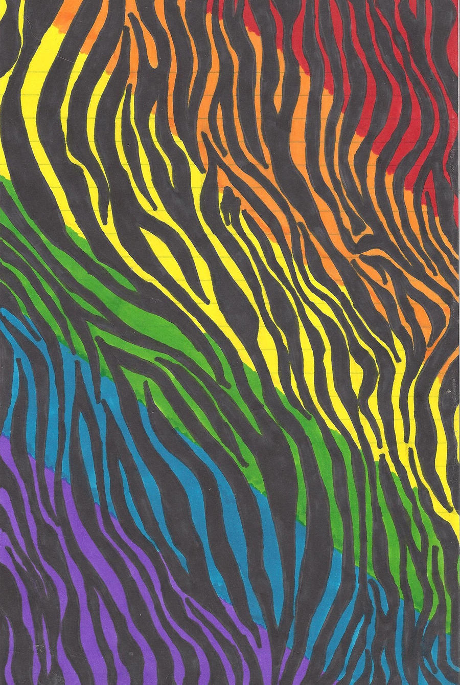 Rainbow Zebra