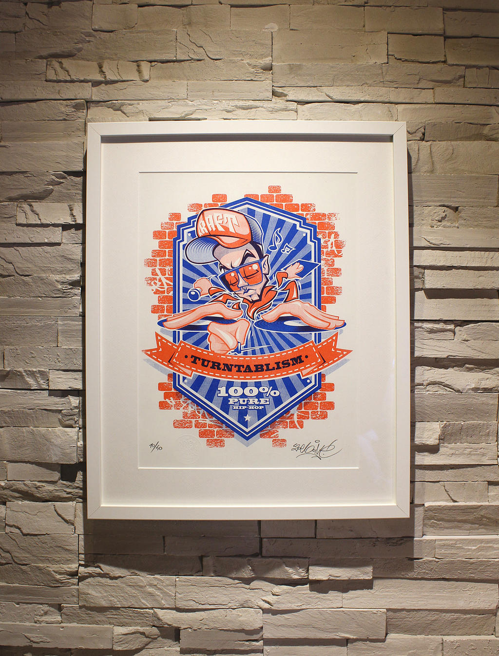 ZoelOne limited edition Riso print - The Kraft by ZoelOner