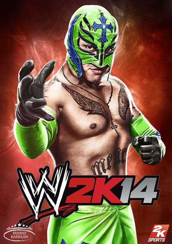 WWE 2K14 Card feat. Rey Mysterio Green