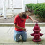 Man and Hydrant