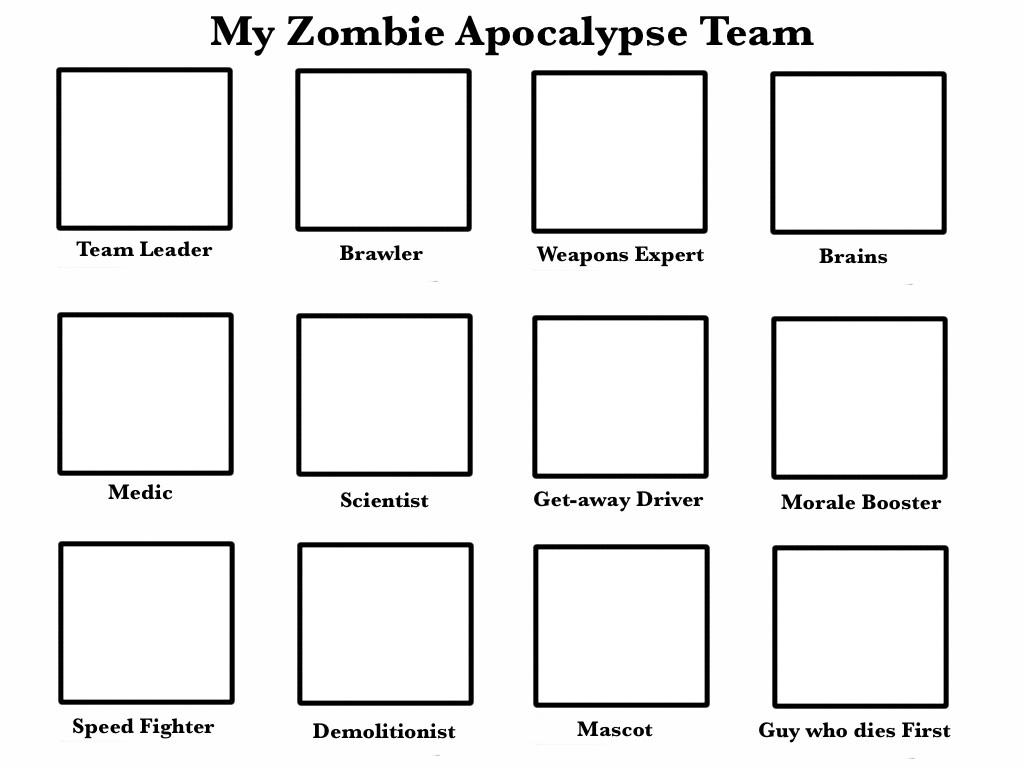 Zombie Apocalypse Team Template by shenson202 on DeviantArt Zombie Apocalypse Team Template by shenson202 on DeviantArt