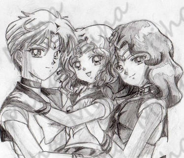 Sailor Uranus, Neptune and Aqua