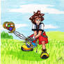 Sora and new Keyblade