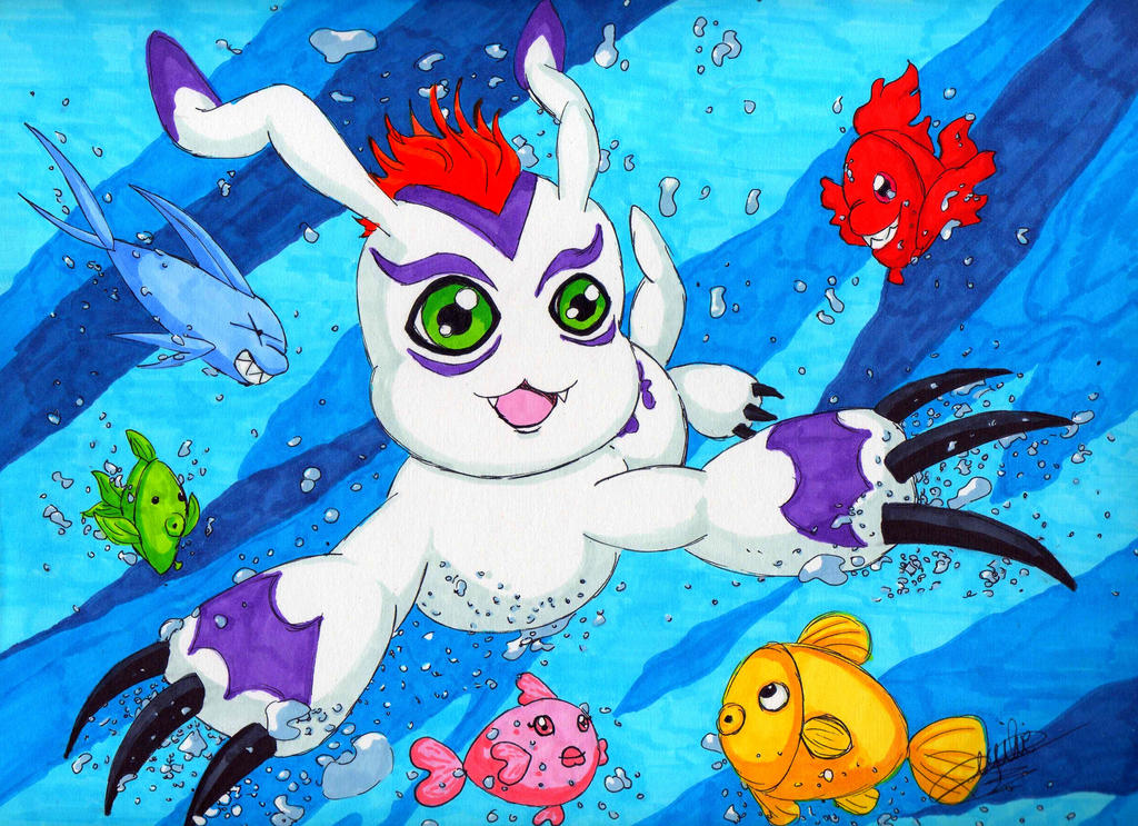 Gomamon by SailorMiha on DeviantArt