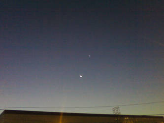 Venus and Crescent Moon