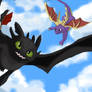 Spyro and Toothless