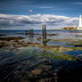 Looking out at St Mary's Lighthouse