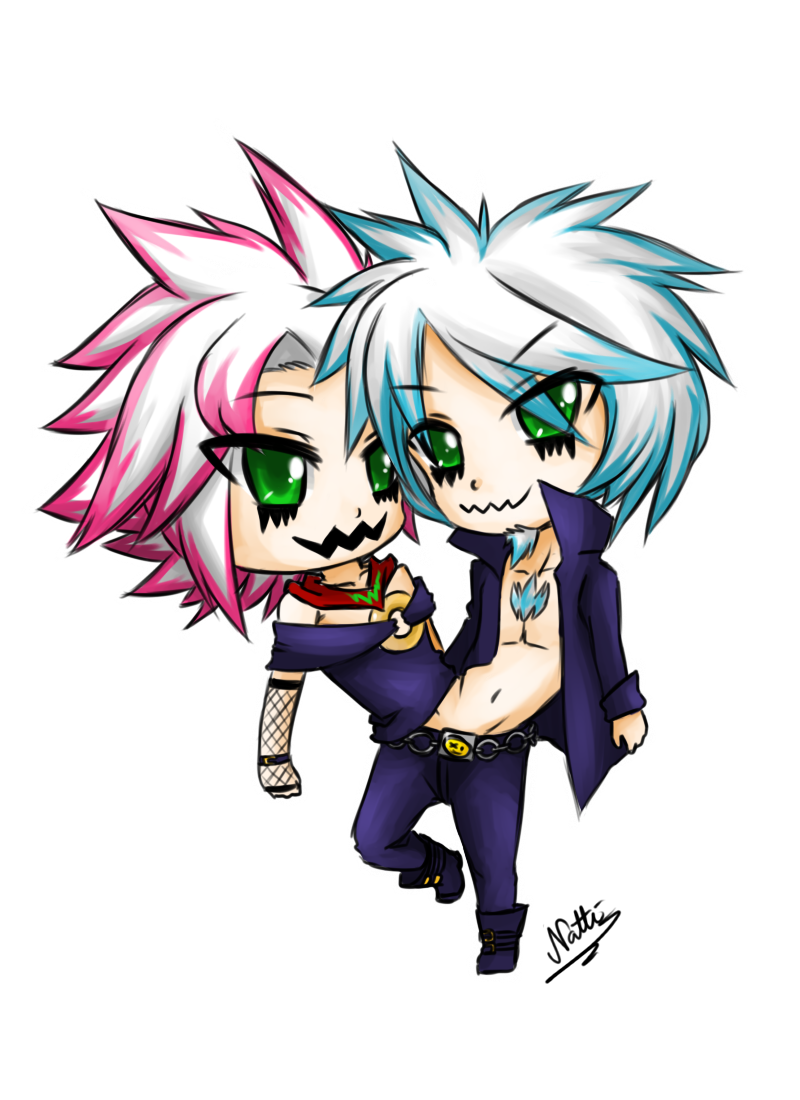 Chibi Comission: Chiame and Chai