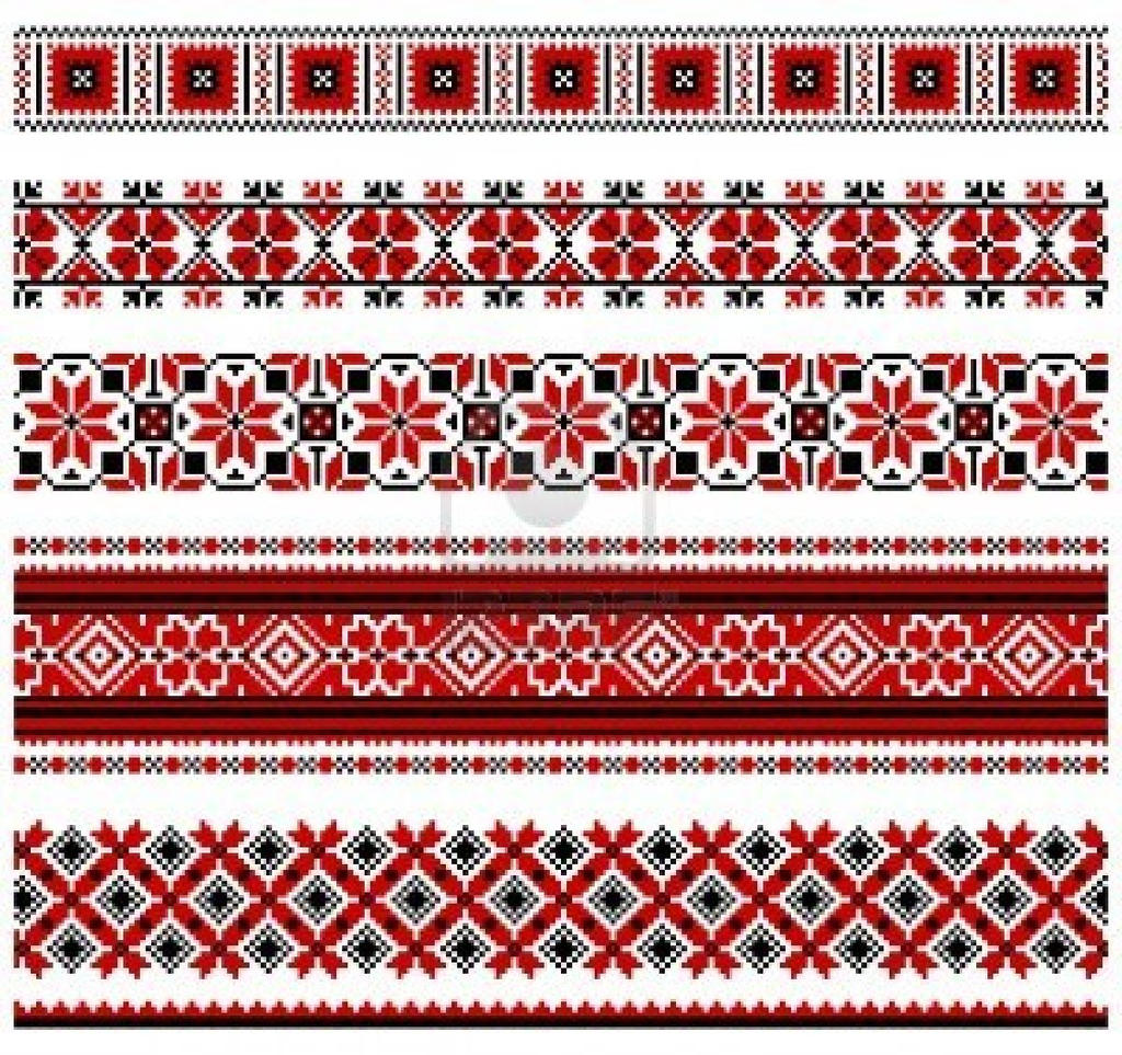 Illustrations of Ukrainian embroiderypatterns by moumita28 on DeviantArt