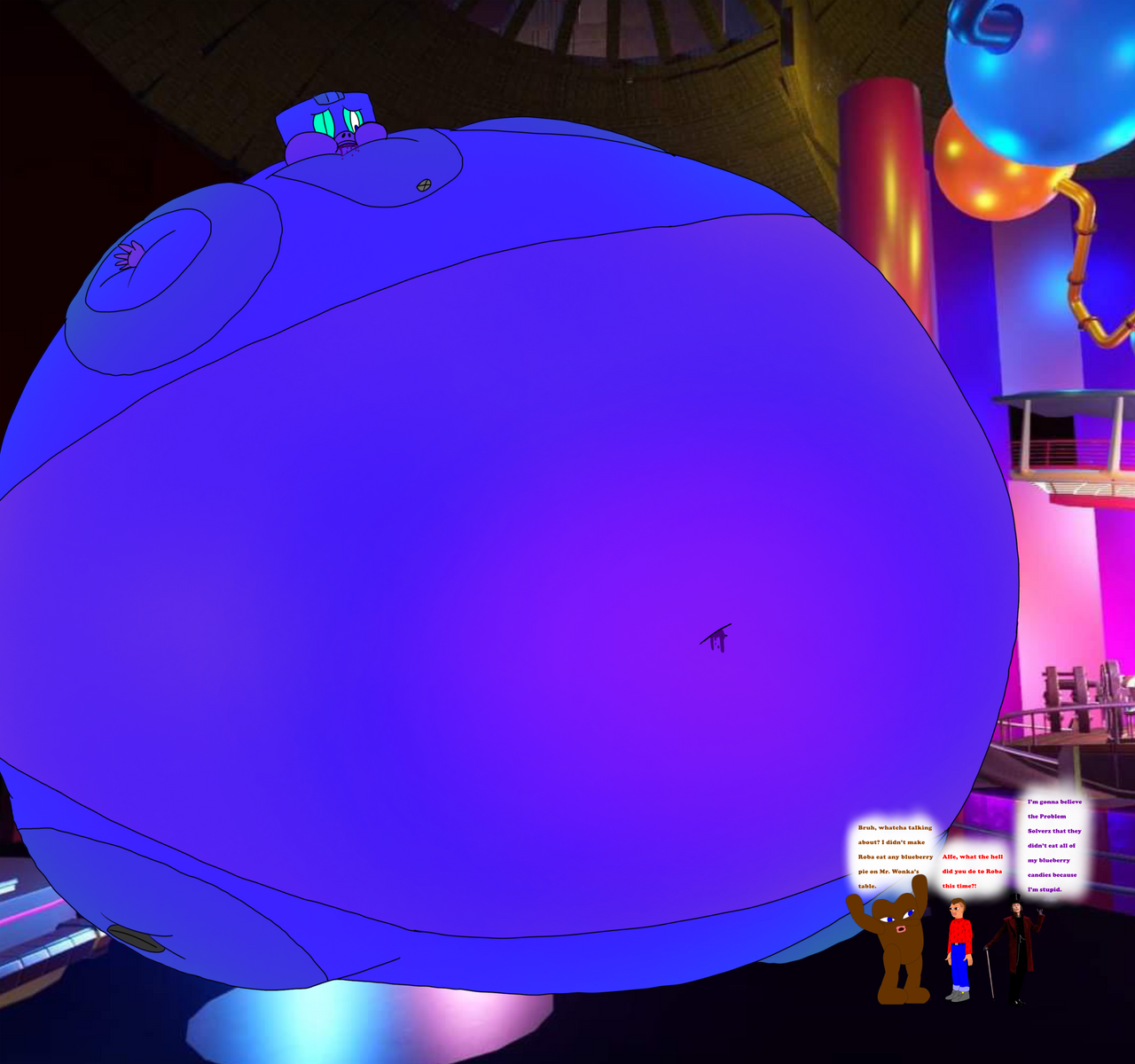 The Problem Solverz visit Willy Wonka by pompompaddler on DeviantArt