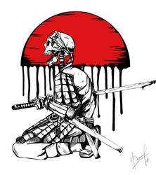 Dead samurai