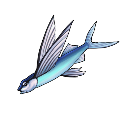 Flying Fish by KitsunariADMIN on DeviantArt