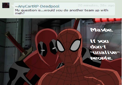 Ask Spidey Question 8 by Deadpool