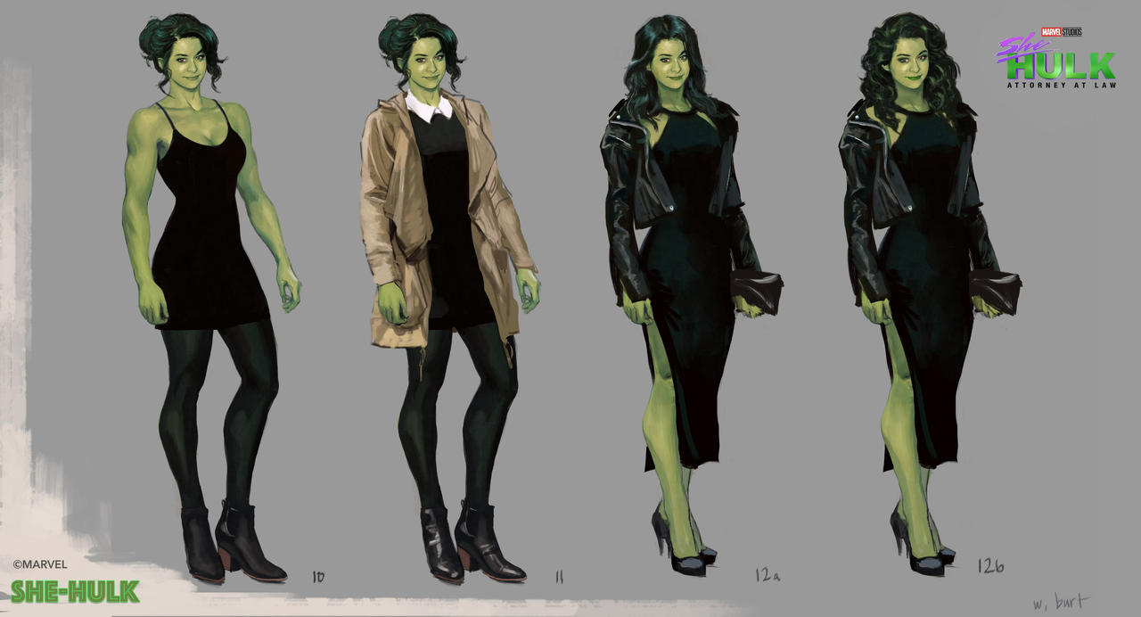 SheHulk Concept Art 5 by Wesley Burt by EzzyArtOver on DeviantArt