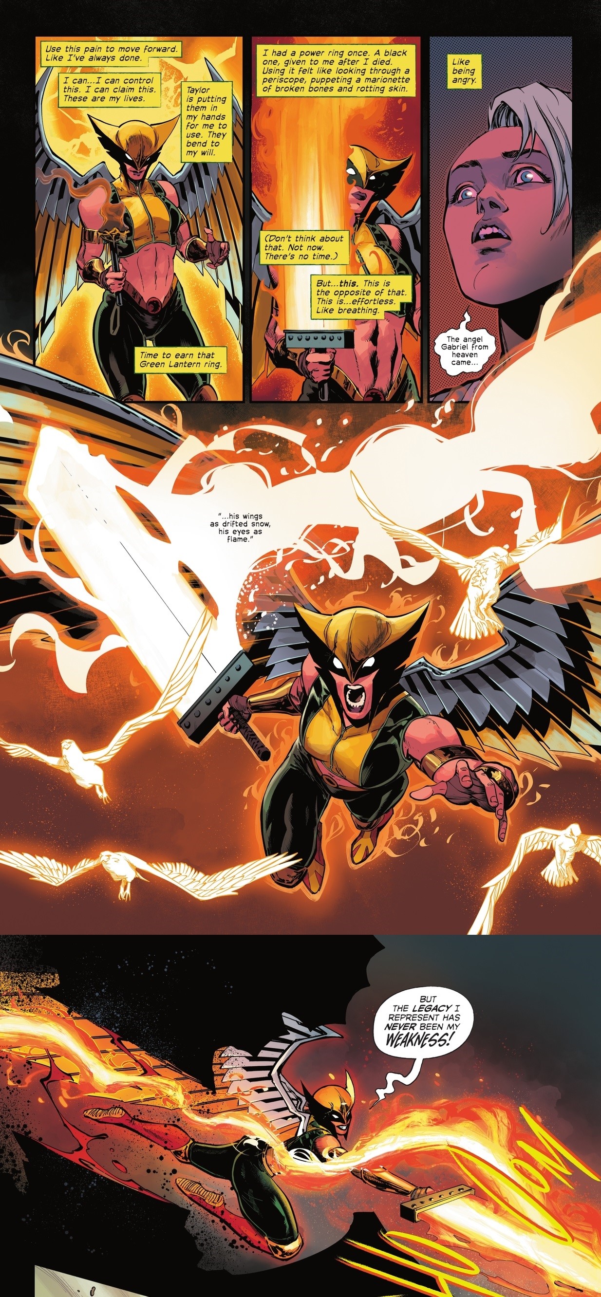 Hawkgirl - Nth Metal Buster Blade by EzzyArtOver on DeviantArt