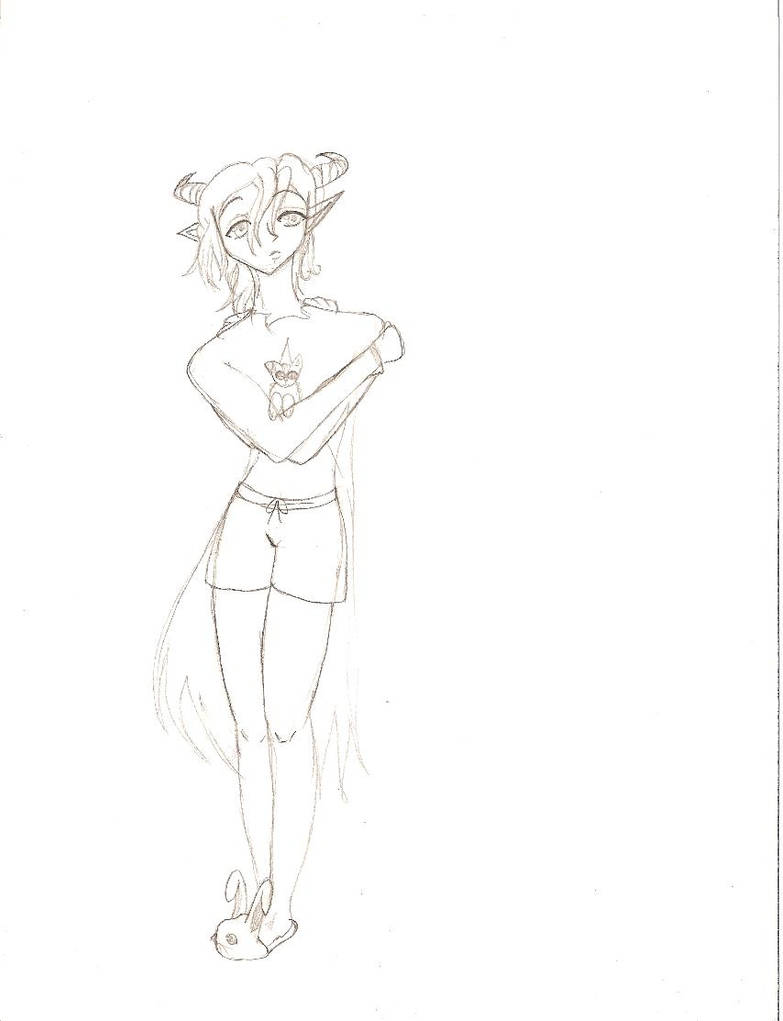 Sad Demon Sad Demon, sketch by Bumblesweet on DeviantArt