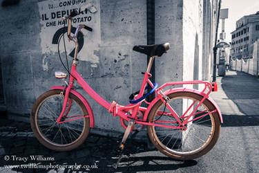 Pink Vintage Bike