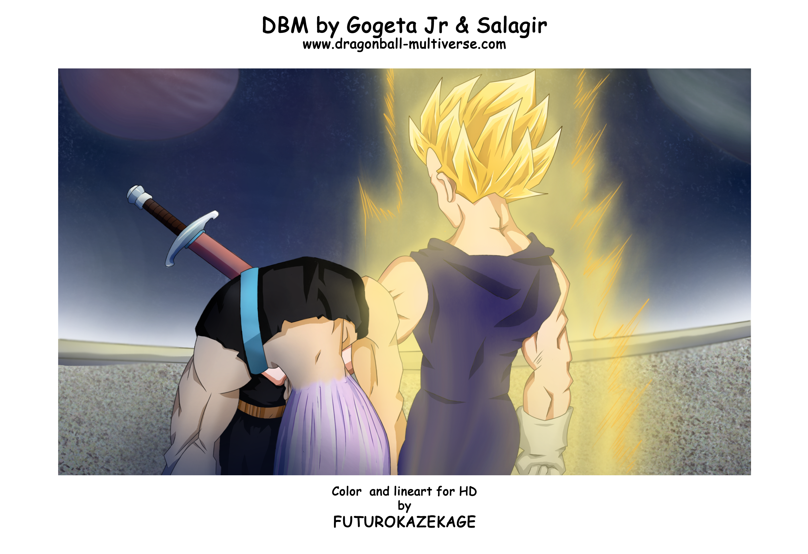 Dragon Ball Multiverse Vegeta vs Mirai Trunks by AlexMercury16 on DeviantArt