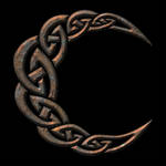 Celtic Knotwork Cresent Moon (Rework) by Knotworking