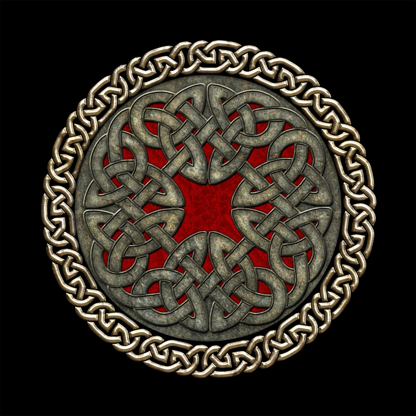 Knot Working Celtic Knotwork With Red by Knotworking on DeviantArt