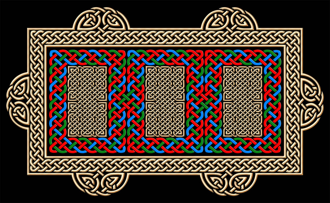 Celtic Rope Rectangle Celtic Knotwork Rectangle No 493 by Knotworking on DeviantArt