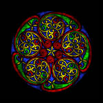 Celtic Knotwork Glass by Knotworking