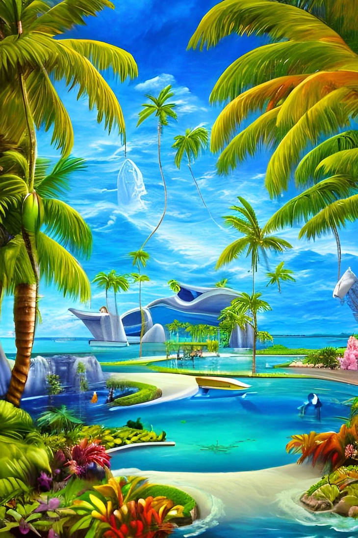 Chriso81 Deviantart Futuristic paradise by chriso81 on DeviantArt
