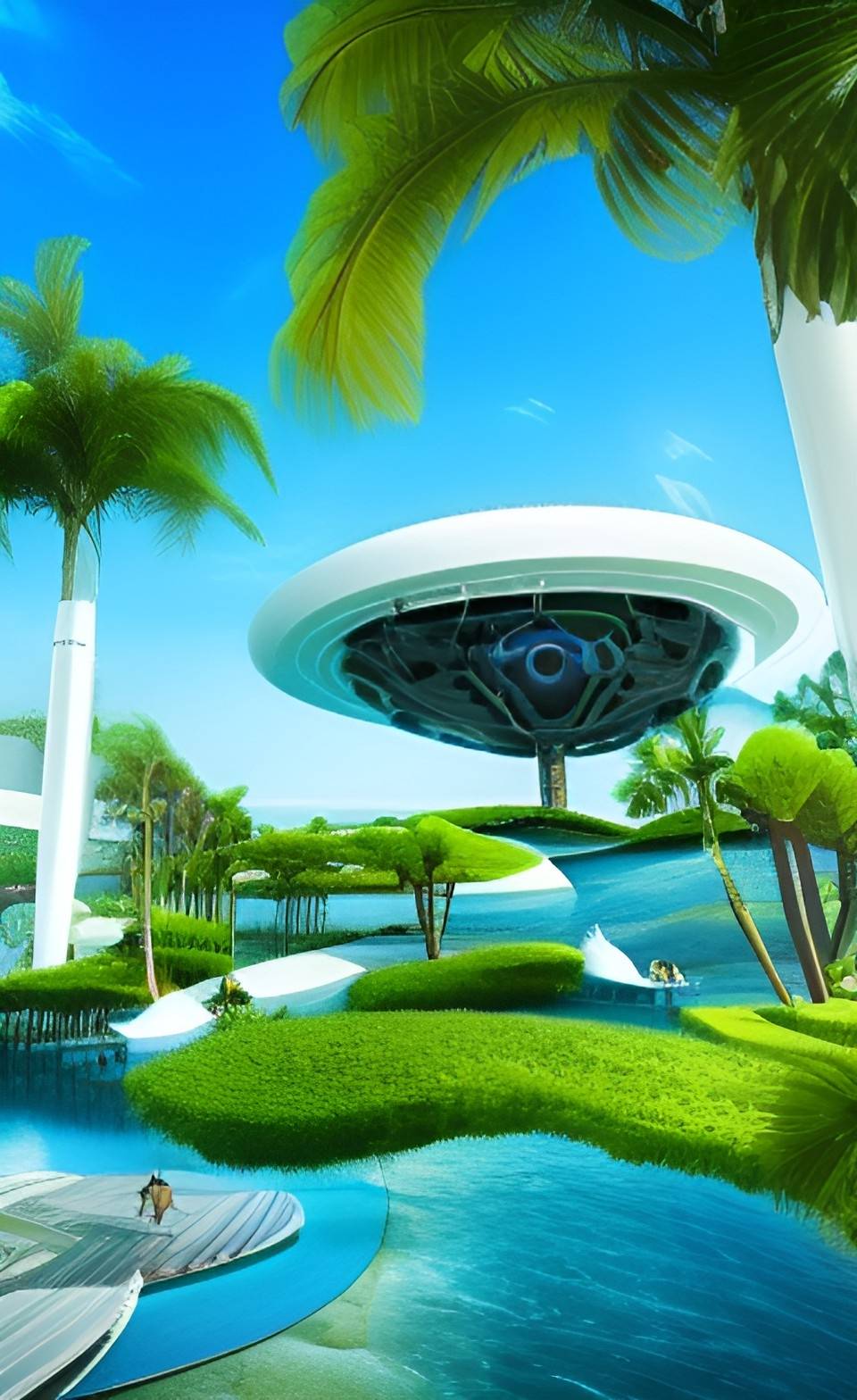 Chriso81 Deviantart Futuristic island by chriso81 on DeviantArt