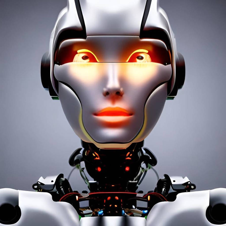 Futuristic Ai robot, concept, AI generated by chriso81 on DeviantArt