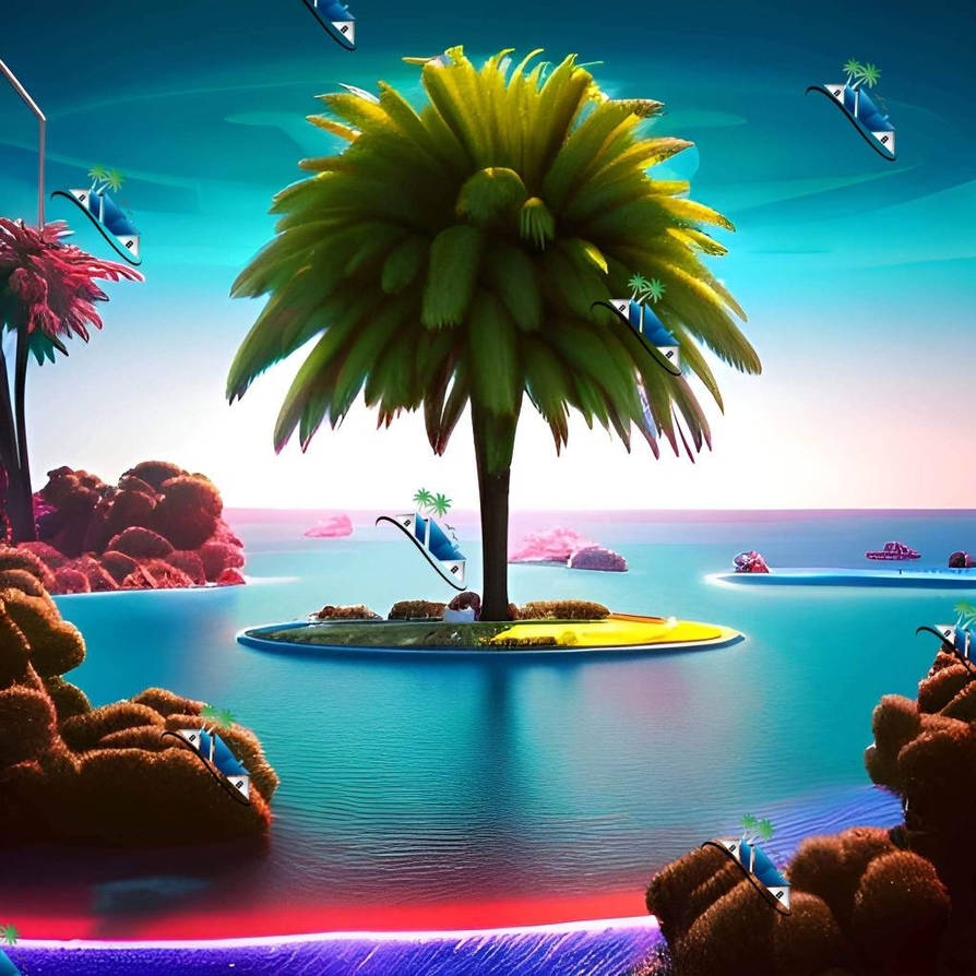 Chriso81 Deviantart Futuristic fantasy island oasis by chriso81 on DeviantArt