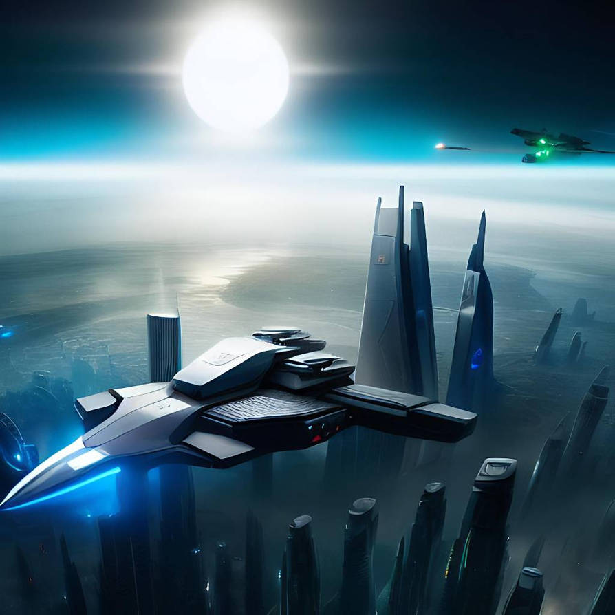 Futuristic Space Civilization by chriso81 on DeviantArt