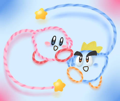 Kirby and Prince Fluff