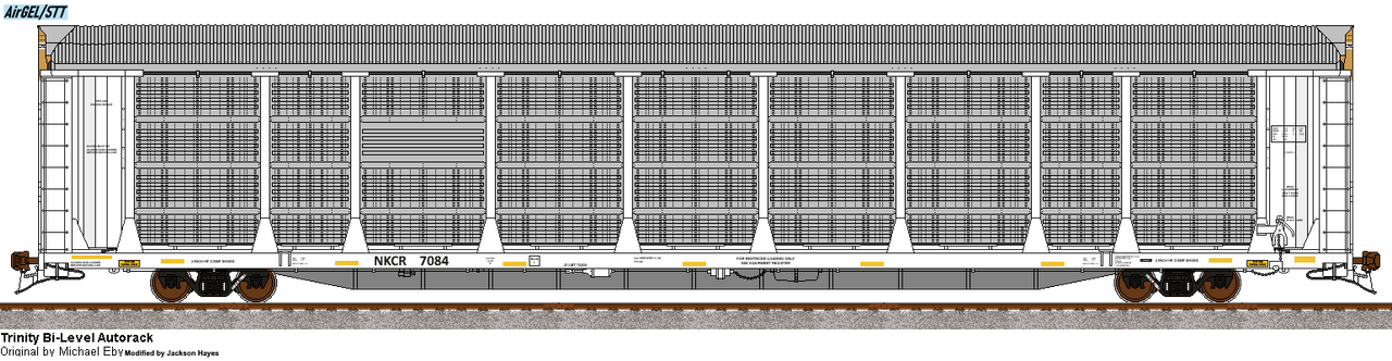 NKCR Trinity Bi-Level Autorack by Jaxanator25 on DeviantArt