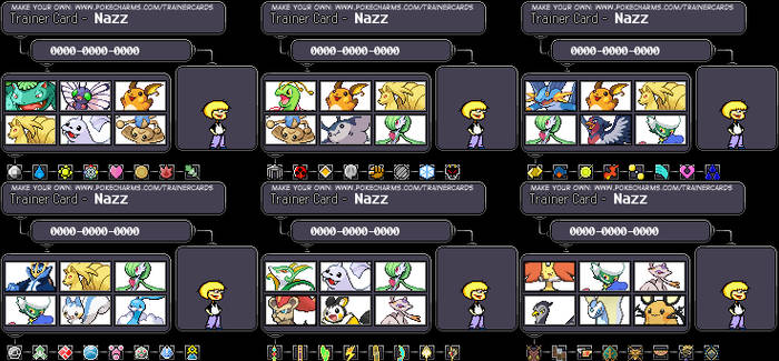 Nazz Trainer Cards