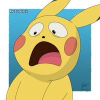 A scared Pikachu for Chuesday!