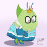 Celebi in a ballgown COMMISSION