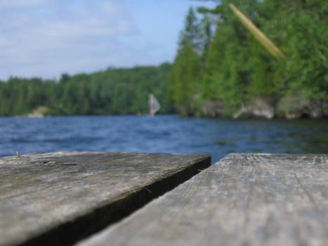 Surfer From the Dock