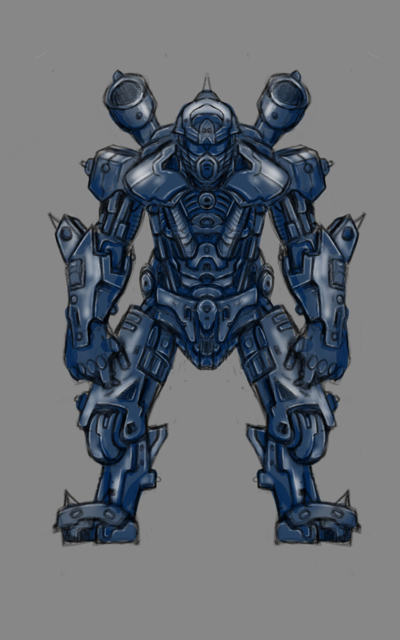 Mech armour by jamesanyoung on DeviantArt