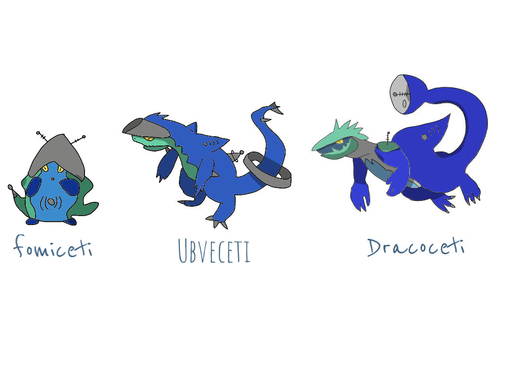 Fakeathon 2020 Entry #1. UVB-76 fakemon line by Blackusurp on DeviantArt