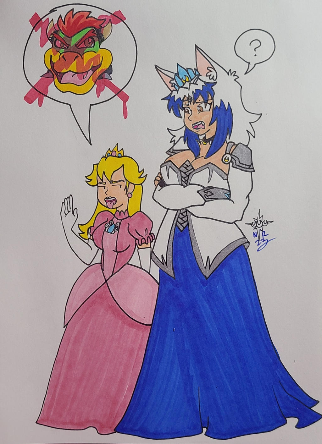 Two Princesses chatting by Princess-DC on DeviantArt